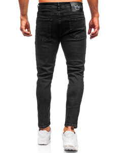 Bolf Herren Jeans slim fit Schwarz 6853