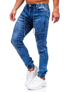 Bolf Herren Jeanshose Cargohose Dunkelblau  TF132