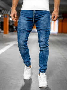 Bolf Herren Jeanshose Cargohose Dunkelblau  TF132