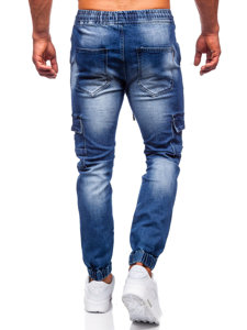 Bolf Herren Jeanshose Jogger Pants Cargohose Blau  MP0111BSA