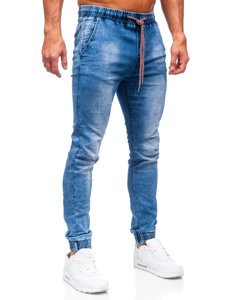 Bolf Herren Jeanshose Jogger Pants Dunkalblau  TF119