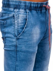 Bolf Herren Jeanshose Jogger Pants Dunkalblau  TF119