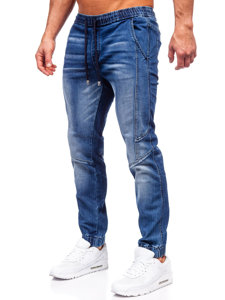 Bolf Herren Jeanshose Jogger Pants Dunkelblau  MP0115BS 