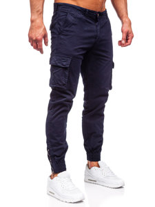 Bolf Herren Jeanshose Joggers Cargohose Dunkalblau  Z808