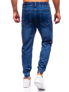 Bolf Herren Jeanshose Joggers Dunkalblau  8106