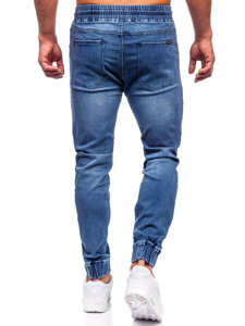 Bolf Herren Jeanshose Joggers Dunkalblau MP0052-2B