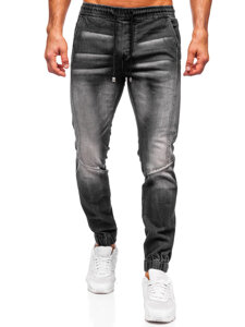 Bolf Herren Jeanshose Joggers Schwarz MP0115N