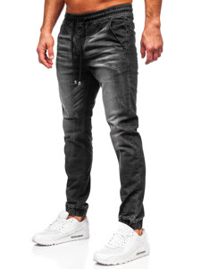 Bolf Herren Jeanshose Joggers Schwarz MP0135N