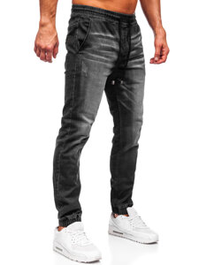 Bolf Herren Jeanshose Joggers Schwarz MP0135N