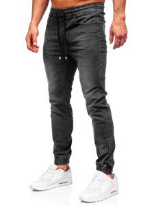 Bolf Herren Jeanshose Joggers Schwarz  MP0275N