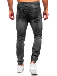 Bolf Herren Jeanshose Joggers Schwarz  MP0275N