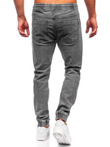 Bolf Herren Jeanshose Joggers Schwarzgrau  MP0272GS