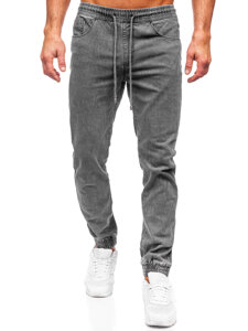 Bolf Herren Jeanshose Joggers Schwarzgrau  MP0272GS