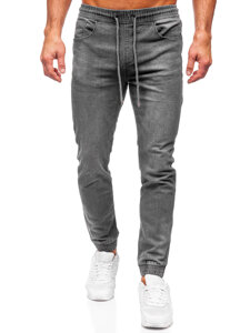 Bolf Herren Jeanshose Joggers Schwarzgrau  MP0275GC