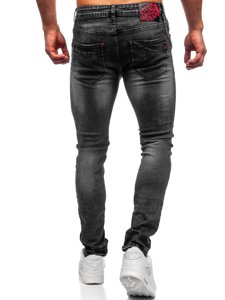 Bolf Herren Jeanshose Schwarz slim fit 60027W0