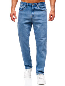 Bolf Herren Jeanshose regular Dunkalblau  5456