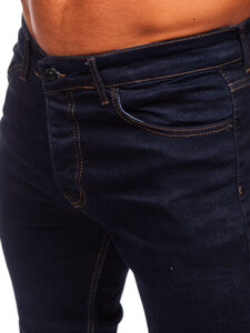 Bolf Herren Jeanshose regular fit Dunkalblau  5372