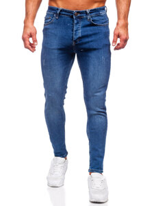 Bolf Herren Jeanshose regular fit Dunkalblau  6083