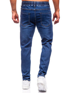 Bolf Herren Jeanshose regular fit Dunkalblau  9092