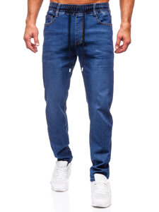 Bolf Herren Jeanshose regular fit Dunkalblau  9092