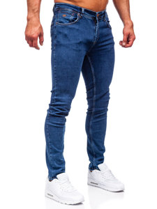 Bolf Herren Jeanshose regular fit Dunkelblau  1122