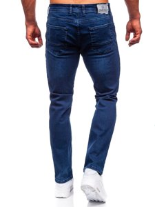 Bolf Herren Jeanshose regular fit Dunkelblau  1133