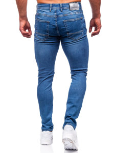 Bolf Herren Jeanshose regular fit Dunkelblau  3434