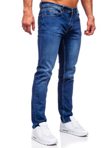 Bolf Herren Jeanshose regular fit Dunkelblau  4956