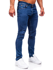 Bolf Herren Jeanshose regular fit Dunkelblau  5158