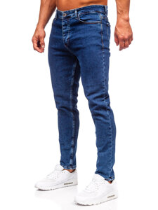 Bolf Herren Jeanshose regular fit Dunkelblau 6053