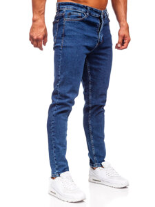 Bolf Herren Jeanshose regular fit Dunkelblau 6053