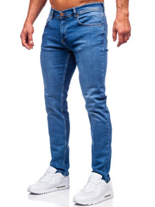 Bolf Herren Jeanshose regular fit Dunkelblau  6356