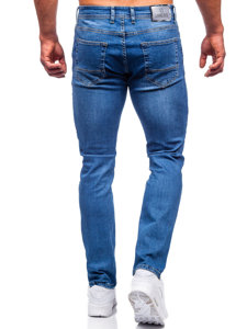 Bolf Herren Jeanshose regular fit Dunkelblau  6356