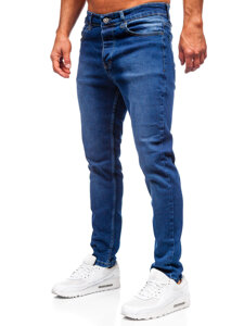 Bolf Herren Jeanshose regular fit Dunkelblau  6710