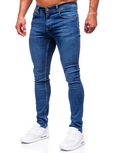 Bolf Herren Jeanshose regular fit Dunkelblau  6767R