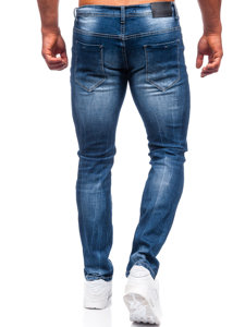 Bolf Herren Jeanshose regular fit Dunkelblau  MP002B