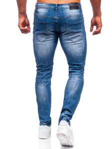 Bolf Herren Jeanshose regular fit Dunkelblau  MP002BC