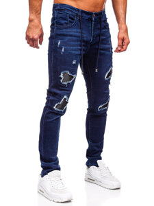 Bolf Herren Jeanshose regular fit  Dunkelblau  MP0100BS