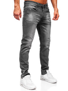 Bolf Herren Jeanshose regular fit Dunkelblau MP0199GS