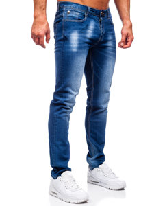 Bolf Herren Jeanshose regular  fit Dunkelblau  MP019B