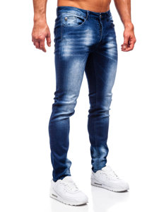 Bolf Herren Jeanshose regular  fit Dunkelblau  MP019BS