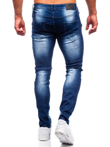 Bolf Herren Jeanshose regular  fit Dunkelblau  MP019BS