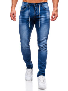 Bolf Herren Jeanshose regular  fit Dunkelblau  MP021B