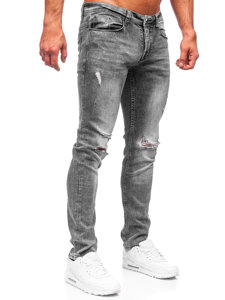 Bolf Herren Jeanshose regular fit Grau  MP002G