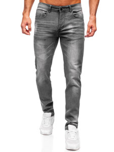 Bolf Herren Jeanshose regular fit Grau MP0199GC