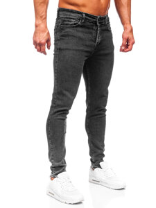 Bolf Herren Jeanshose regular fit Schwarz  6027