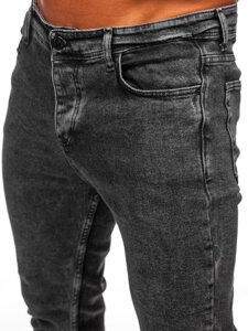 Bolf Herren Jeanshose regular fit Schwarz  6028