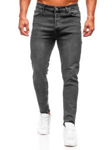 Bolf Herren Jeanshose regular fit Schwarz  6077