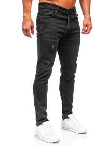 Bolf Herren Jeanshose regular fit Schwarz  6080