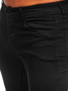 Bolf Herren Jeanshose regular fit Schwarz  6097